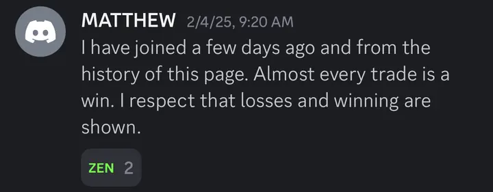 MATTHEW: respects that losses and winning are shown