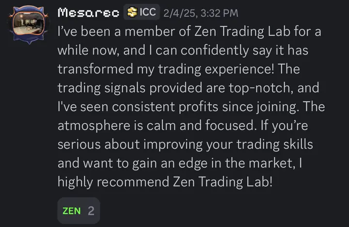 Mesarec: Zen Trading Lab transformed my trading experience